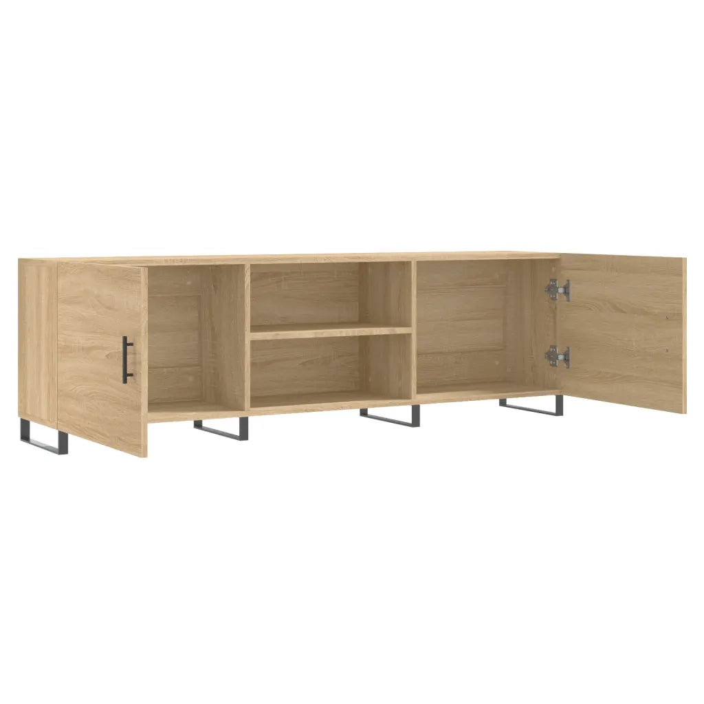 Mobile Porta TV Rovere Sonoma 150x30x50 cm in Legno Multistrato 829119