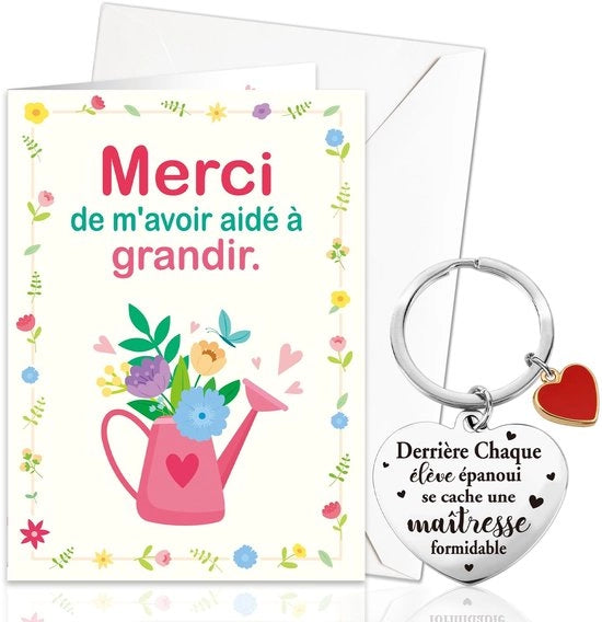 Carta di ringraziamento per l'anno scolastico - Carta di ringraziamento per i docenti - Carte di ringraziamento - Carta di ringraziamento - Carte di ringraziamento piccole - Ringraziamenti per l'aiuto allo sviluppo - Lettera di ringraziamento