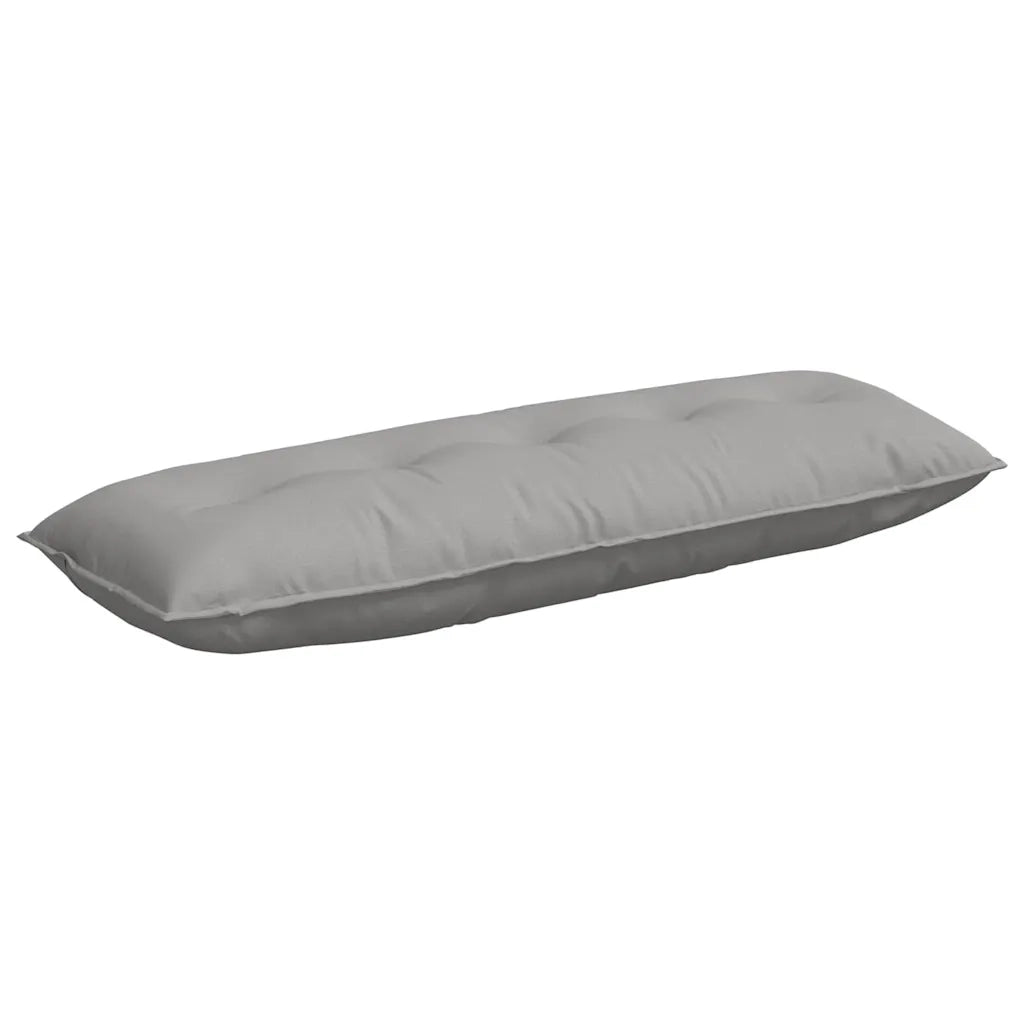 Cuscino per Schiena Grigio Nuvola 140 x 19 x 50 cm Tessuto