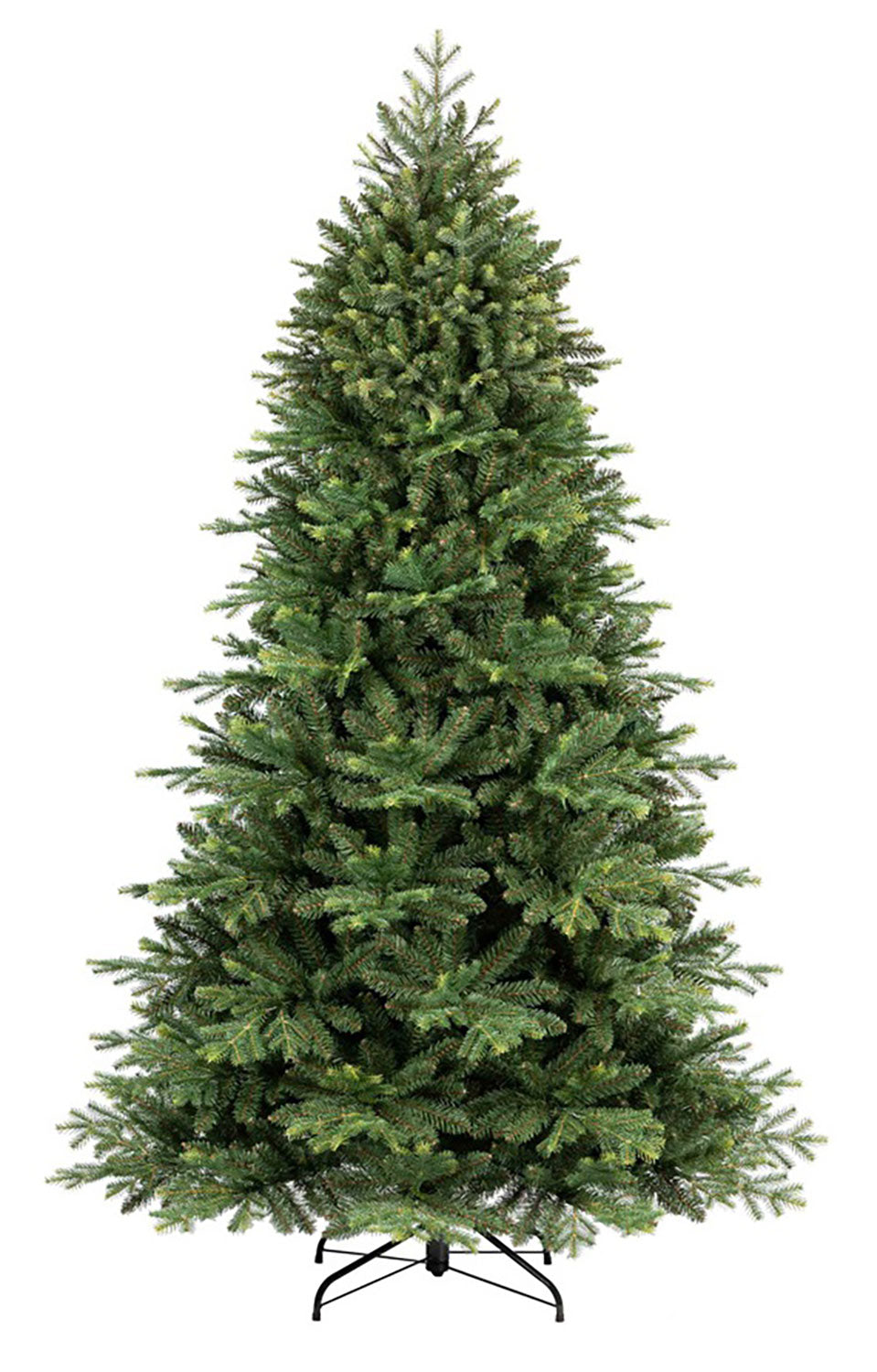 Albero di Natale Artificiale Realistico 270 cm 2618 Rami Apertura a Ombrello Verde