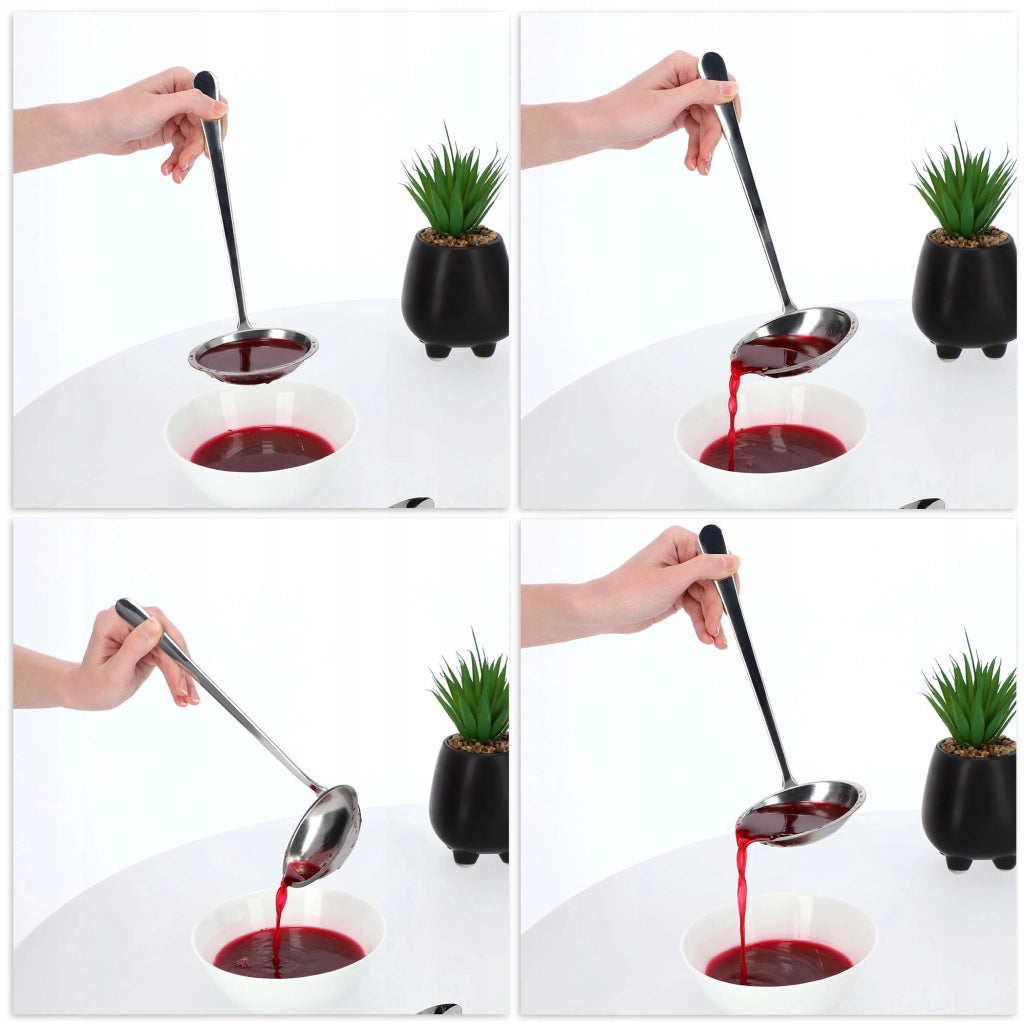 Mestolo KADAX, mestolo per zuppa, mestolo per salse, mestolo in acciaio inox