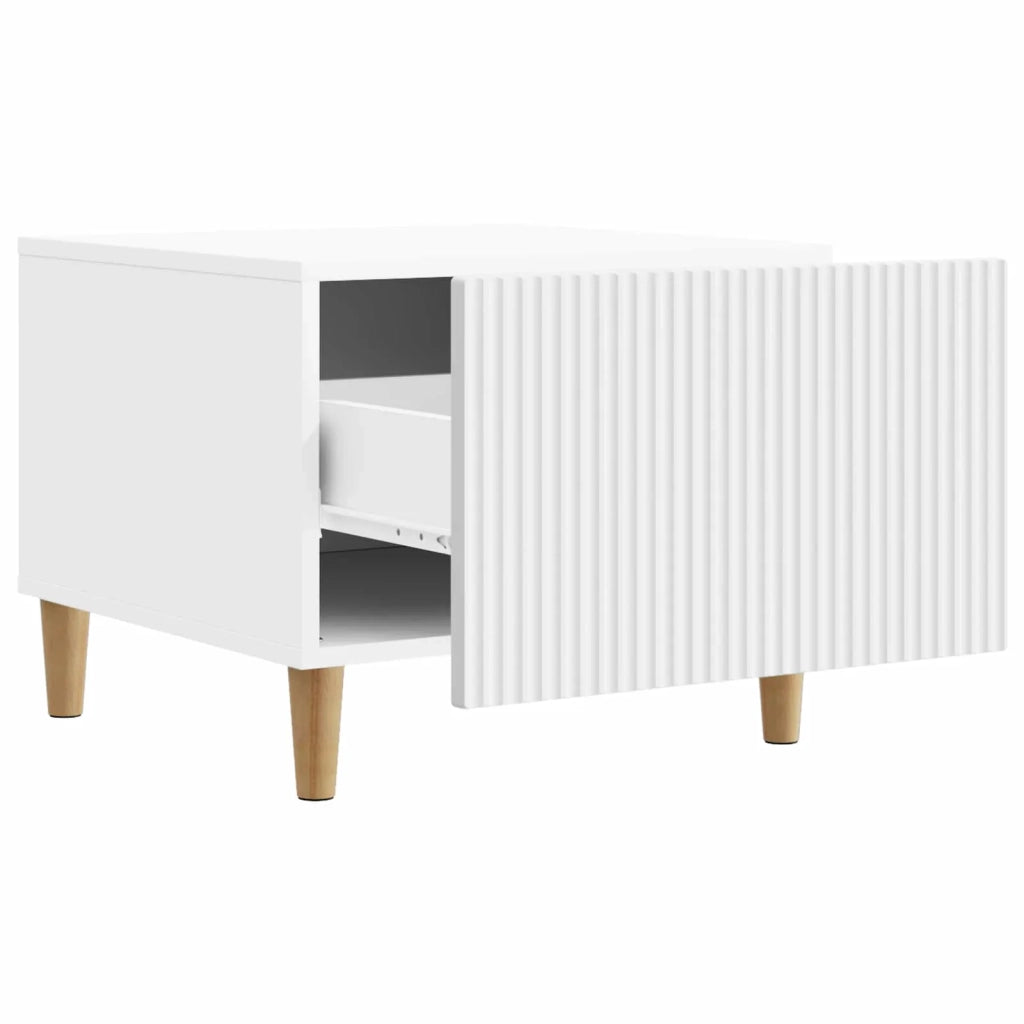 Tavolino da salotto Bianco 49 x 50 x 40 cm Legno ingegnerizzato 894735