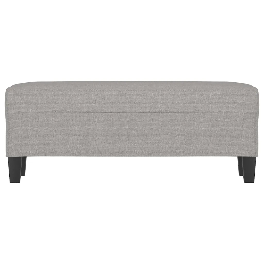 Panca Grigio chiaro 100x35x41 cm in Tessuto CFW8025185