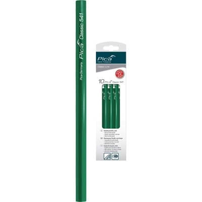 MATITA CLASSIC VERDE 541 PICA - MINA DURA CM 24 CF=PZ 10- 1 confezioni