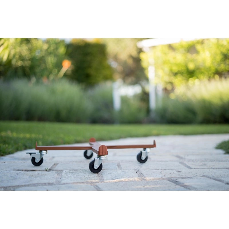 Carrello Porta Piante Linea Speedy Circolare Diam 50 Nero Tecnokit