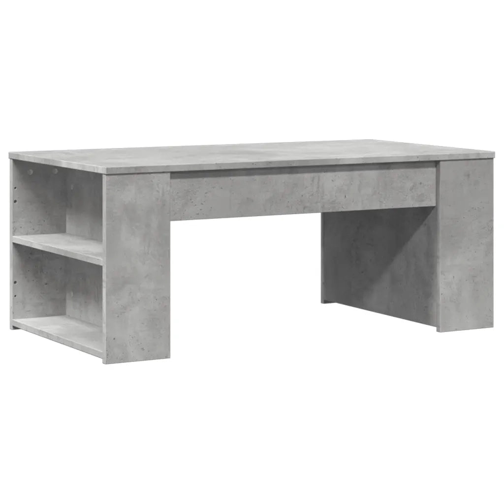 Tavolino salotto | Tavolino da caff¨¨ | Tavolino da Soggiorno Grigio Cemento 102x55x42 cm Legno Multistrato
