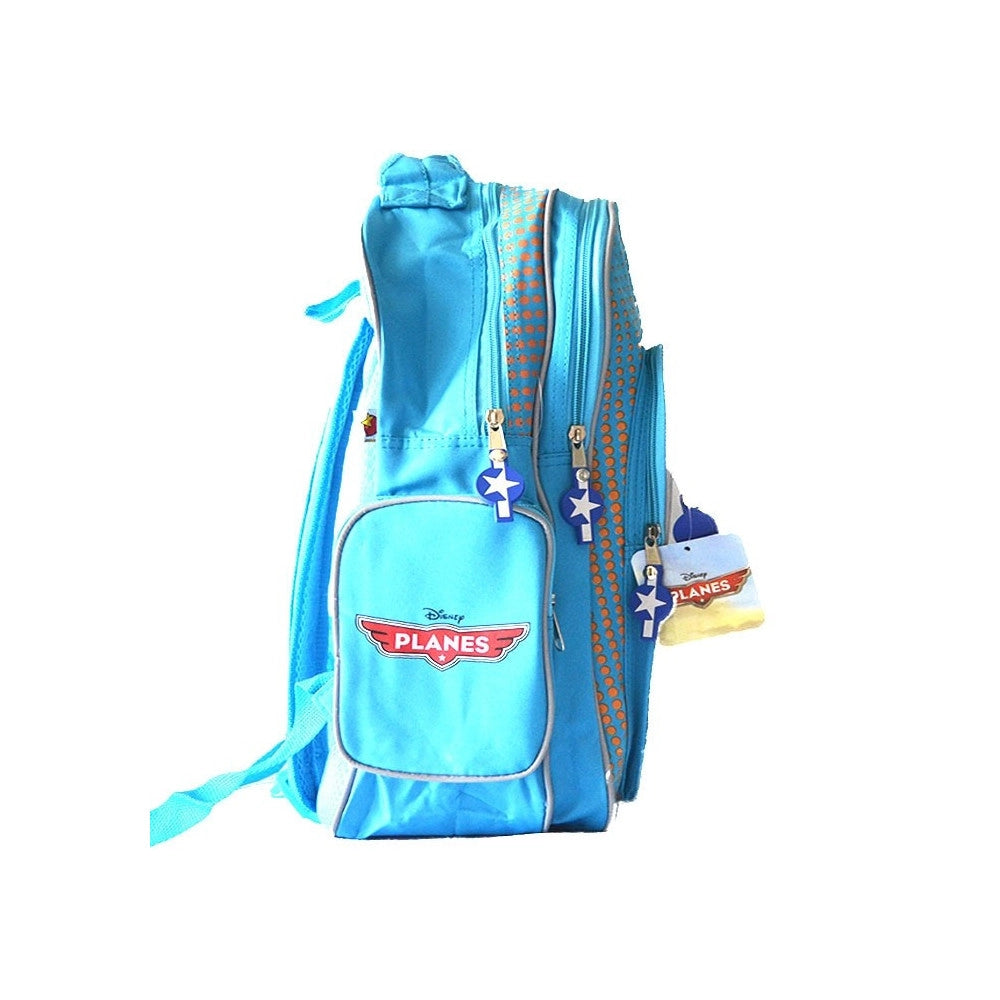 Trade Shop - Zaino Grande Scuola E Gita Con 2 Scomparti In Tessuto E Pvc Disney Planes -
