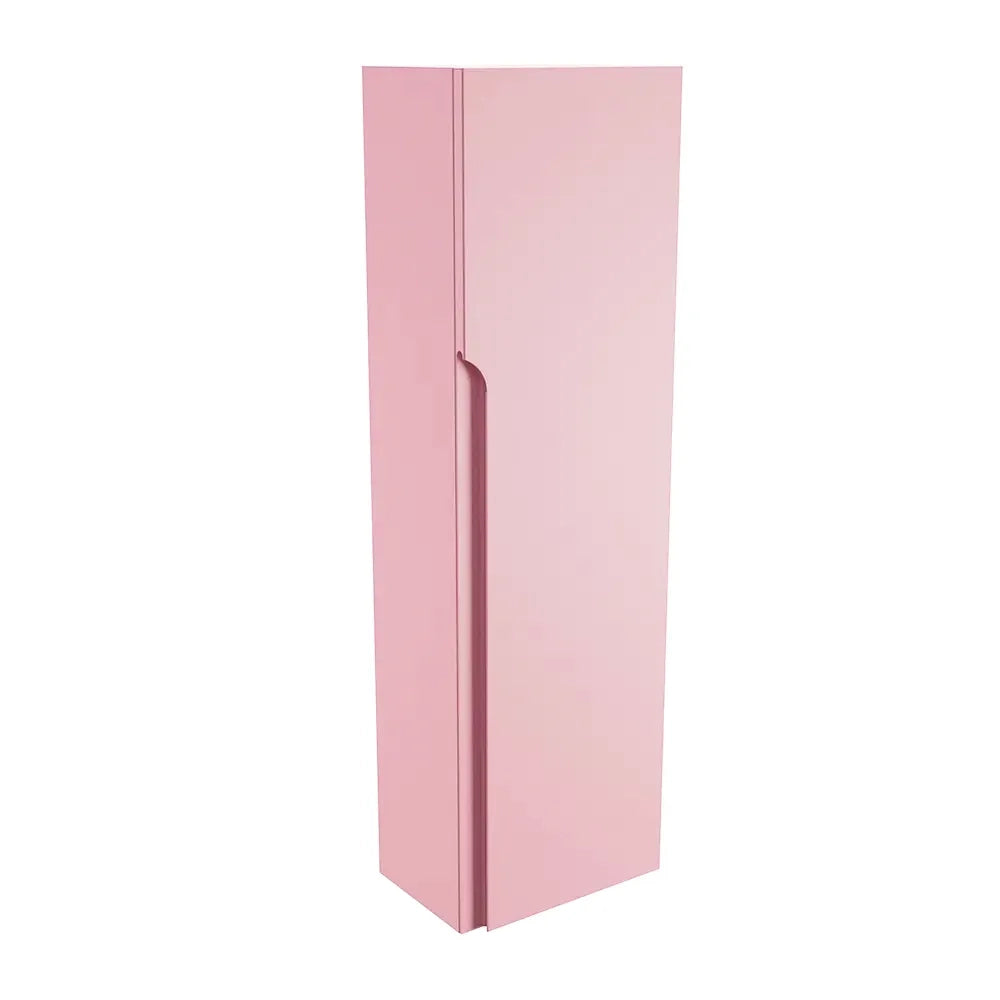 Colonna bagno sospesa altezza 100cm rosa cipria reversibile | Ardenne