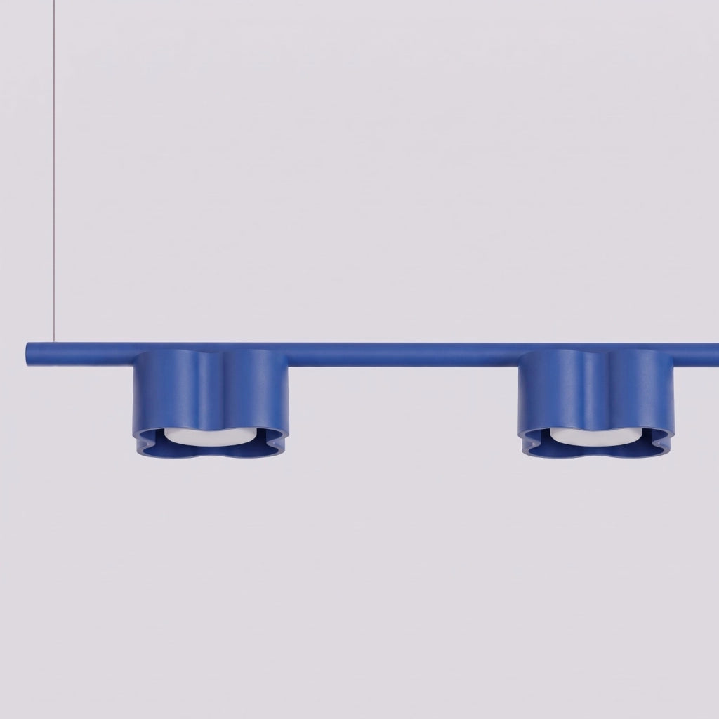 Lampadario OVIO 4 oltremare Gx53