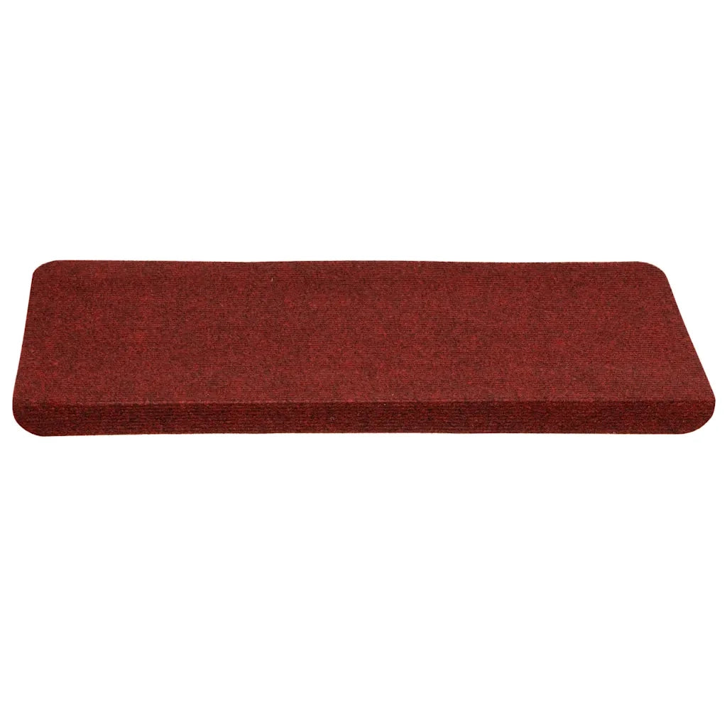 Tappetini Autoadesivi per Scale 30 pz | Gradini per Scale Rossi 65x24,5x3,5 cm