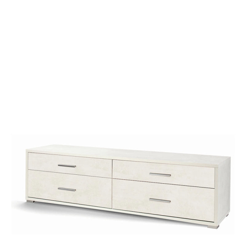 Mobile 4 Cassetti Kit Ossido Bianco cm 179x47x50h - Sarmog