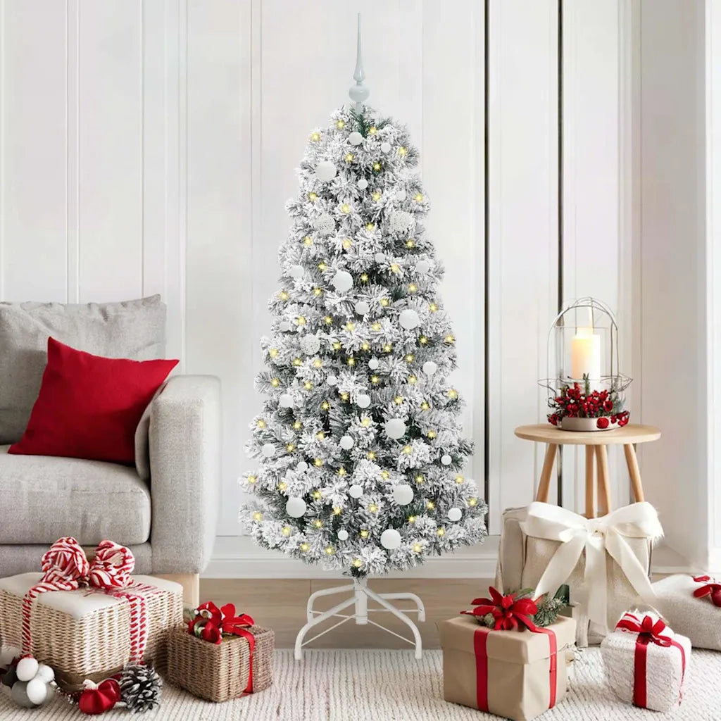 Albero di Natale | Decorazioni natalizie Artificiale con Rami Pieghevoli 150 cm