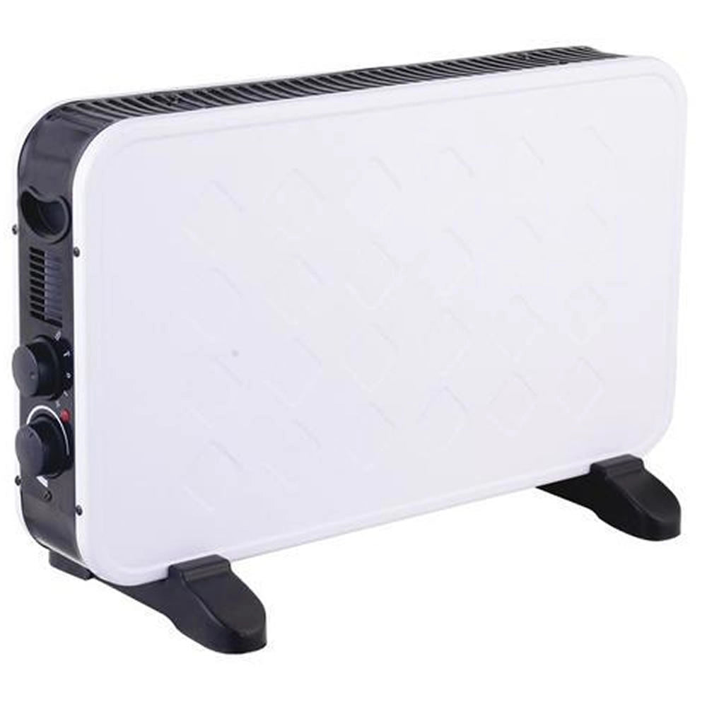 Termoconvettore niklas modello biscotto colore bianco 1000 / 2000 watt
