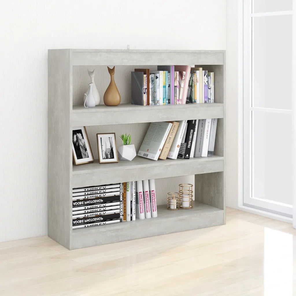 Libreria/Divisorio Grigio Cemento 100x30x103 cm cod mxl 25028