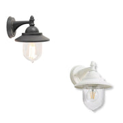 Trade Shop - Lanterna A Parete Stile Retrò Lampada Da Muro Per Giardino Facciate E27 Ip44 524wa-b247 -