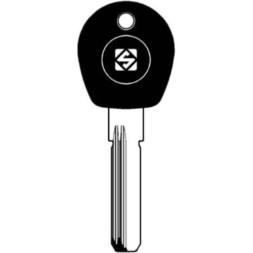 Chiave Punzonata Moia MO1RP Silca Ottone Nichelato 5 Pezzi
