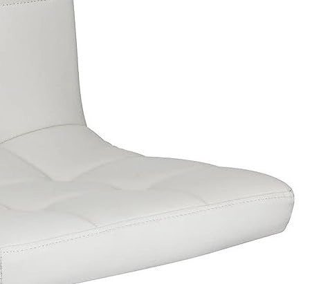 FENIXSHOP24 – Coppia di sgabelli girevoli da bar pub cucina – regolabili in altezza struttura in acciaio cromato, imbottitura in gommapiuma – cod-008