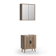 Set mobili bagno Skara Rovere 2 parti Vicco