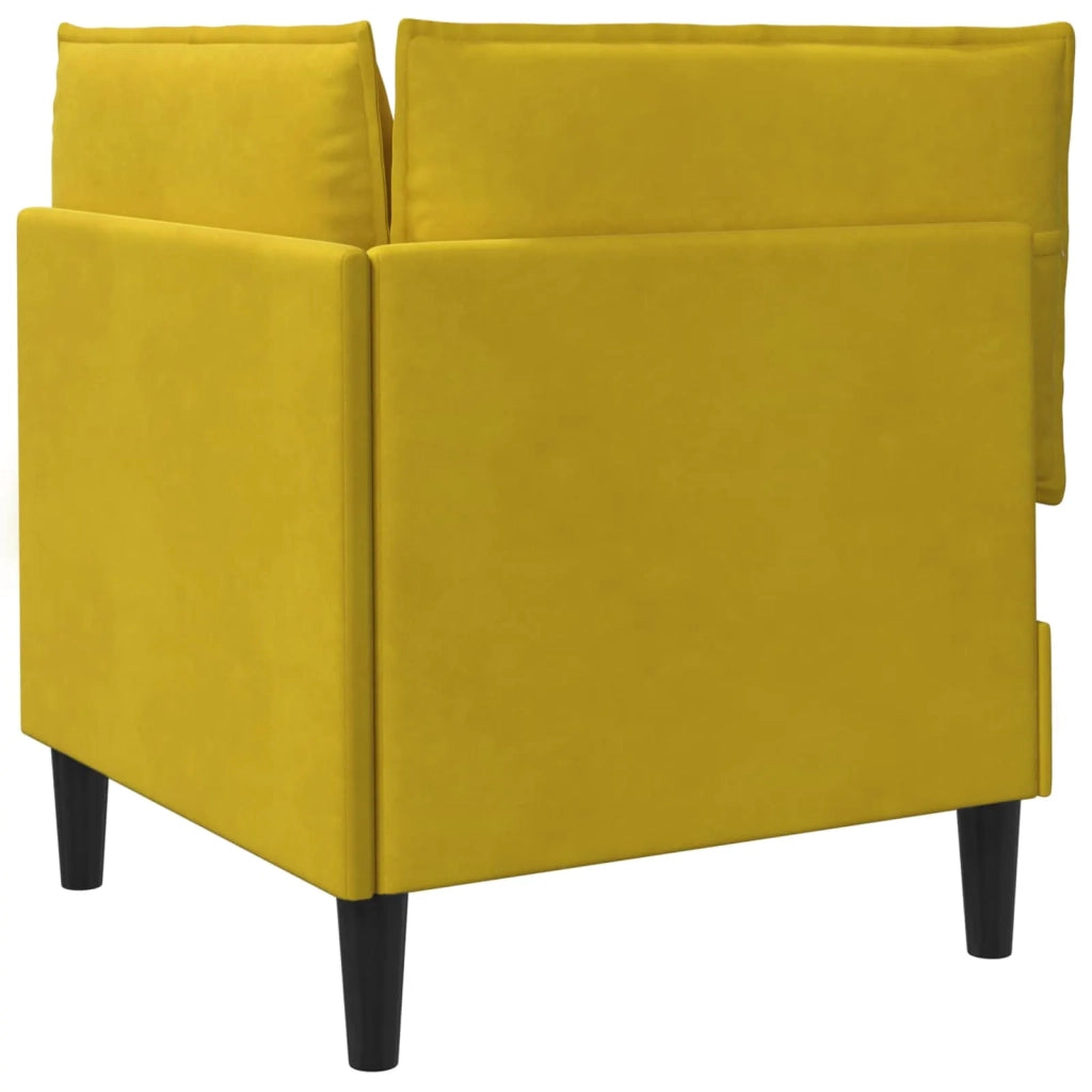 Divano con Stoccaggio Giallo Velluto 42027083