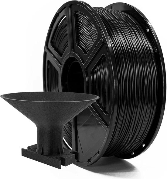 Filamento per stampanti 3D - spira di 1 kg - tolleranza di +/- 0.02 mm - inodore e fumogeno - colore nero ASA filament