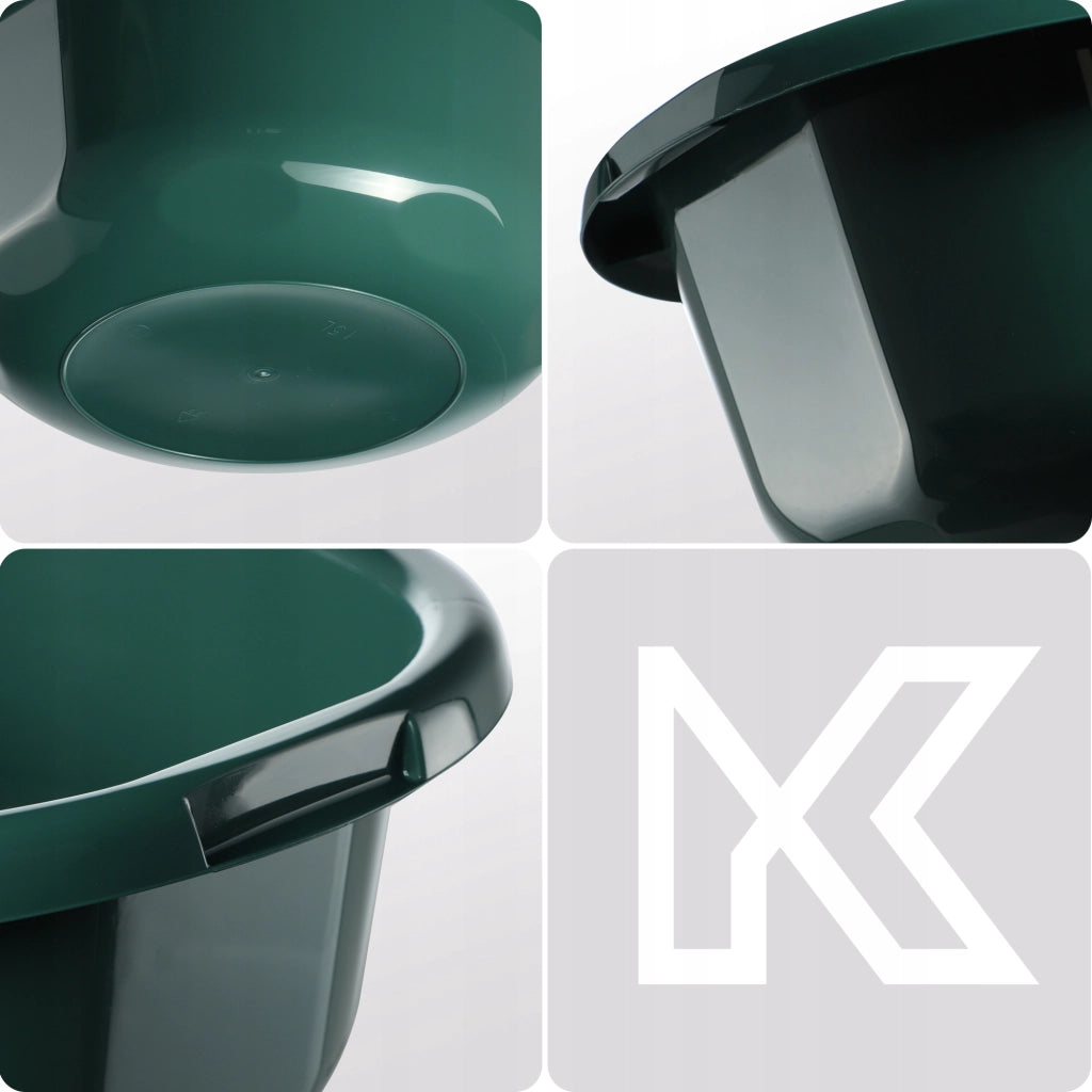 Bacinella universale rotonda in plastica KADAX da 8 litri per bucato