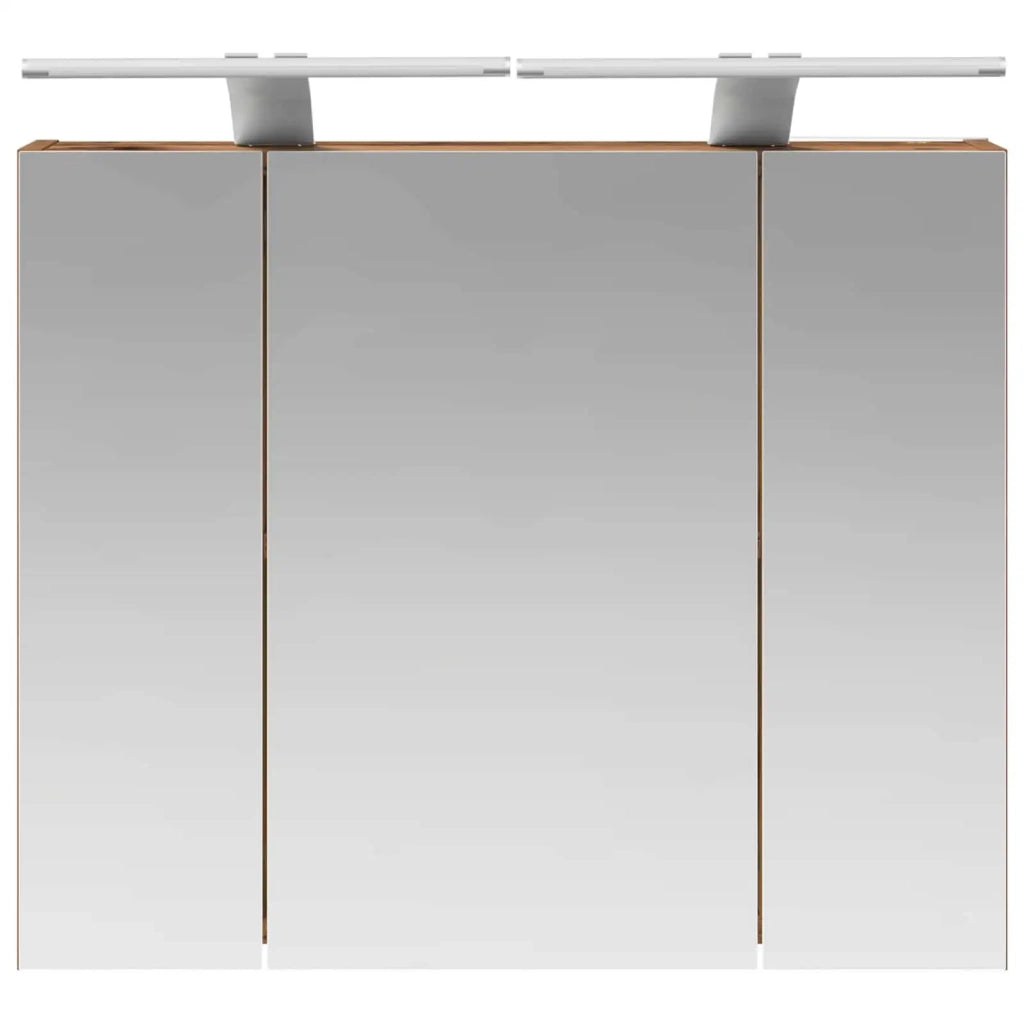 Mobiletto per specchio da bagno Legno vecchio 60 x 14,5 x 50 cm 889085