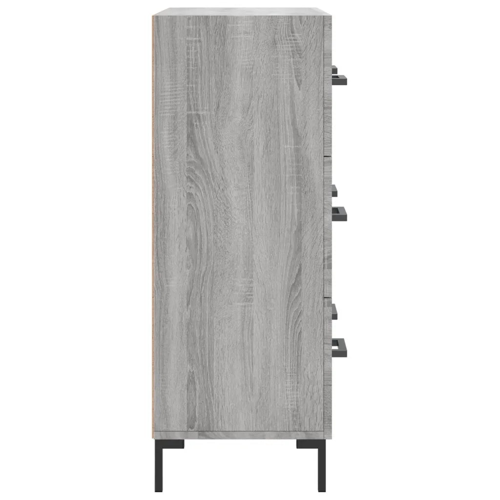 Credenza-Buffet-Armadio da cucina Grigio Sonoma 69,5x34x90 cm in Legno Multistrato 277253