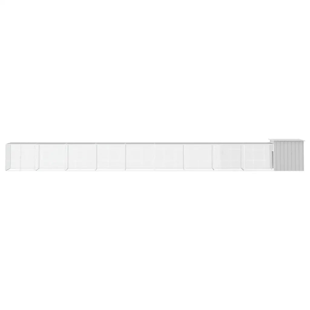 Gabbia per Polli Grigia 1000x91x100 cm Acciaio Zincato cod mxl 52886