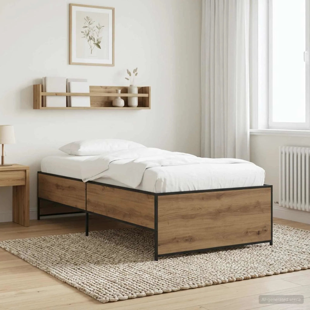 Struttura del letto Rovere Artigianale 80 x 200 cm 8009100