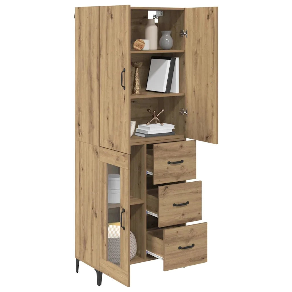 Credenza con cassetto Rovere artigianale 69,5 x 34 x 180 cm 3416012