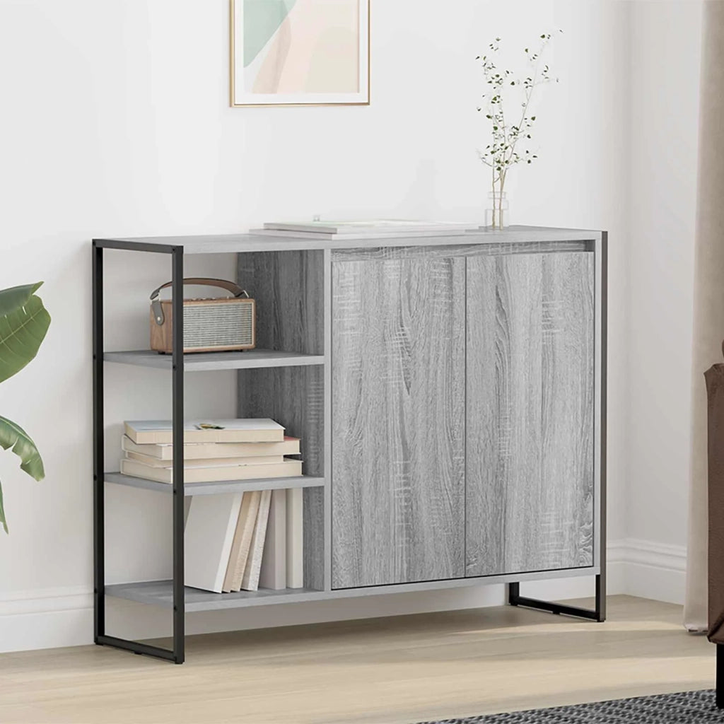 Mobile laterale Grigio Sonoma 96.5 x 30 x 75 cm 886615