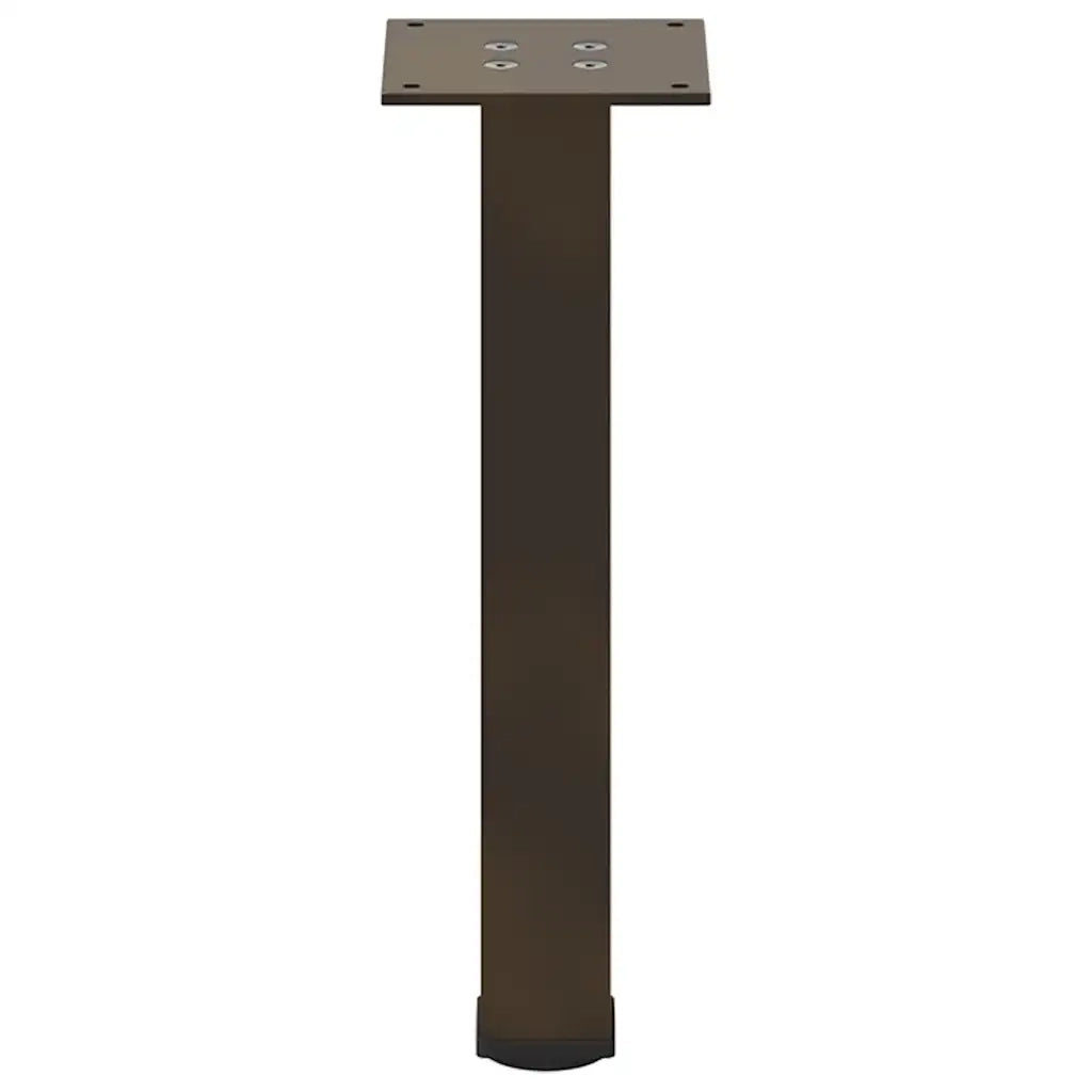 vidaXL Gambe per Tavolino da Caffè 4 pz in Acciaio Naturale 42-44 cm Acciaio