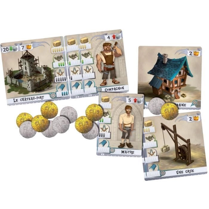 Costruttori (I): Medioevo - Asmodee - Gioco di società - Dai 10 anni