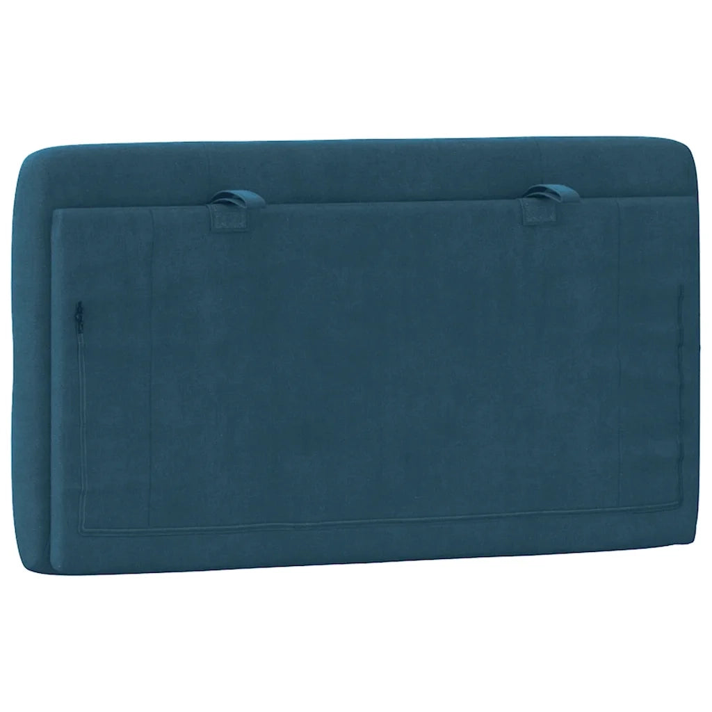 Cuscino Testiera Blu 80 cm in Velluto CFW5411077