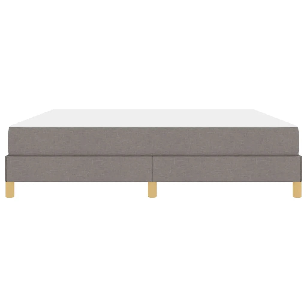 vidaXL Letto a molle Tortora e Marrone 180 x 200 cm