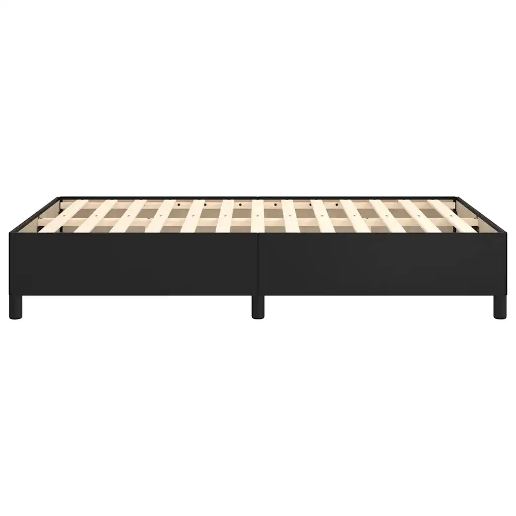 Giroletto senza Materasso Nero 120x190 cm Similpelle