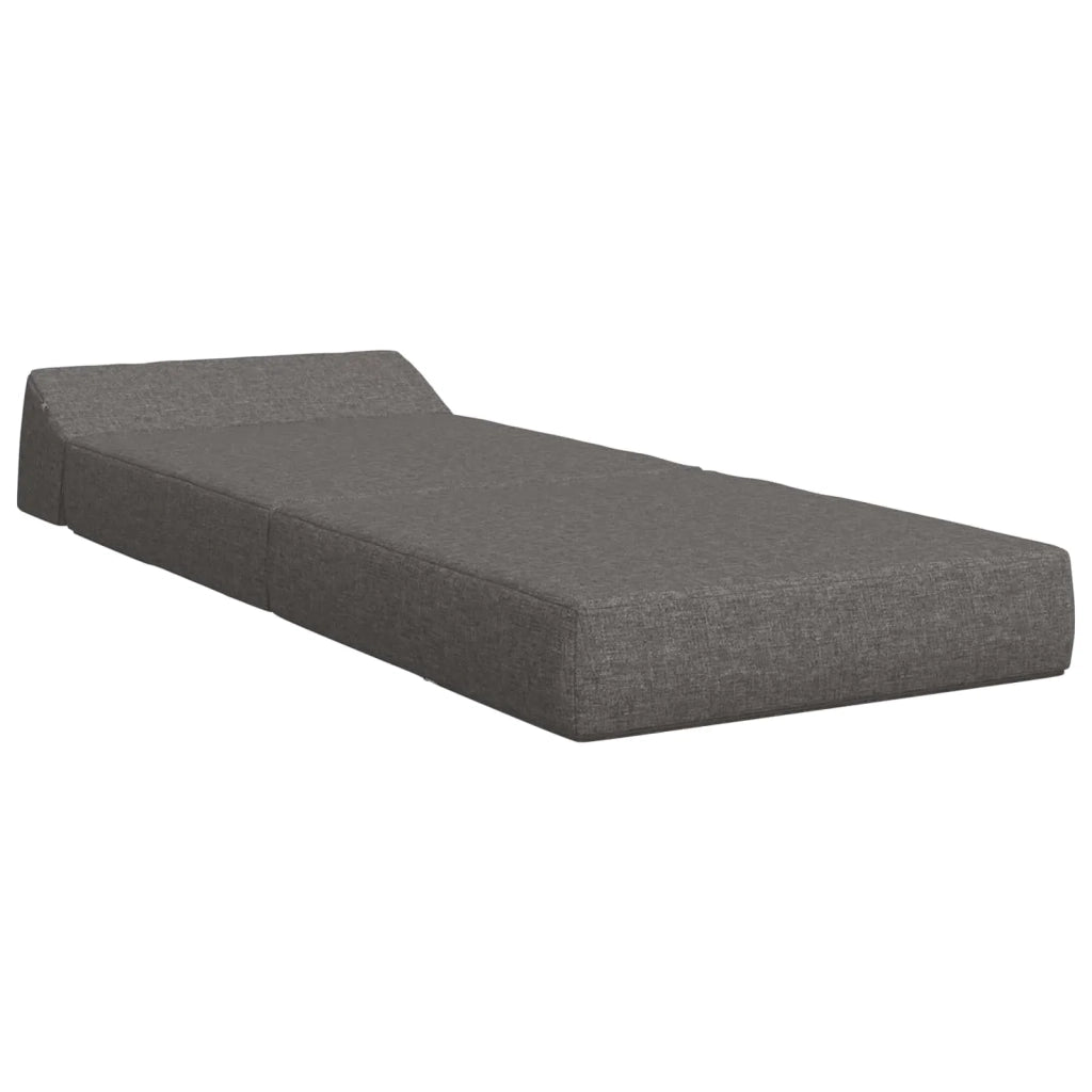 Divano Letto Pieghevole Grigio Chiaro 60 x 70 x 41 cm Tessuto