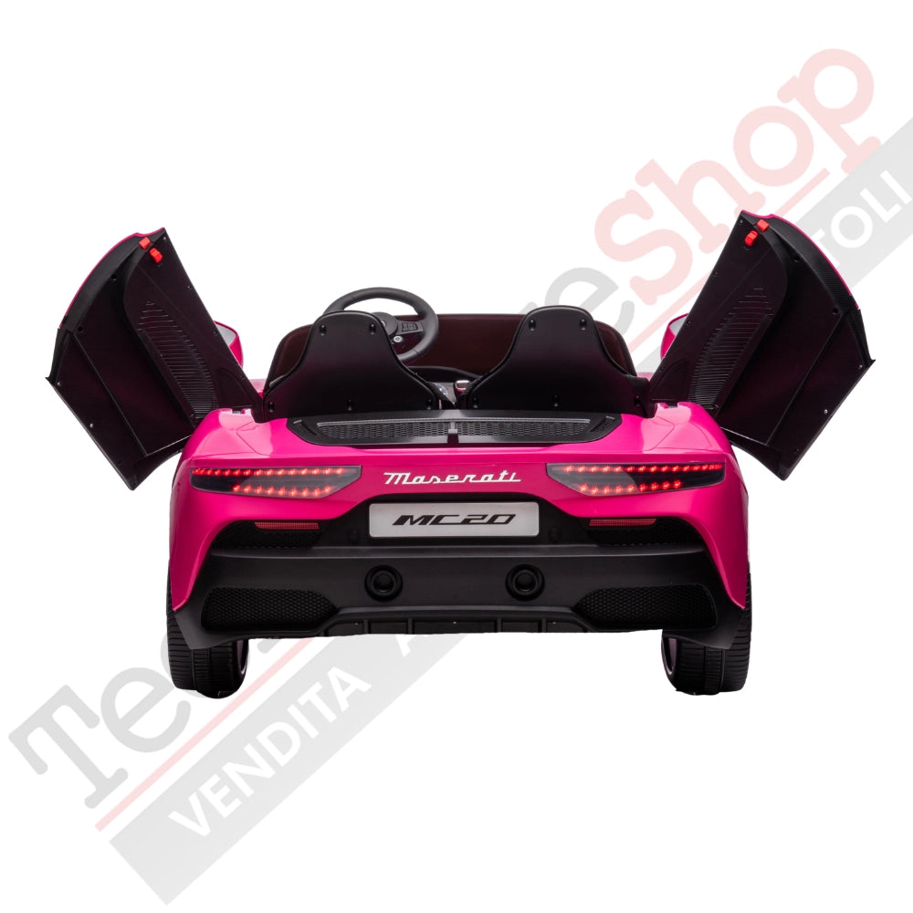 Tecnobike Shop - Auto Elettrica Per Bambini Maserati MC20 Full Optional 12V-Rosa
