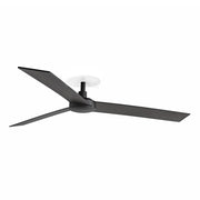 RUDDER RECESSED 3 L Ventilatore nero/noce