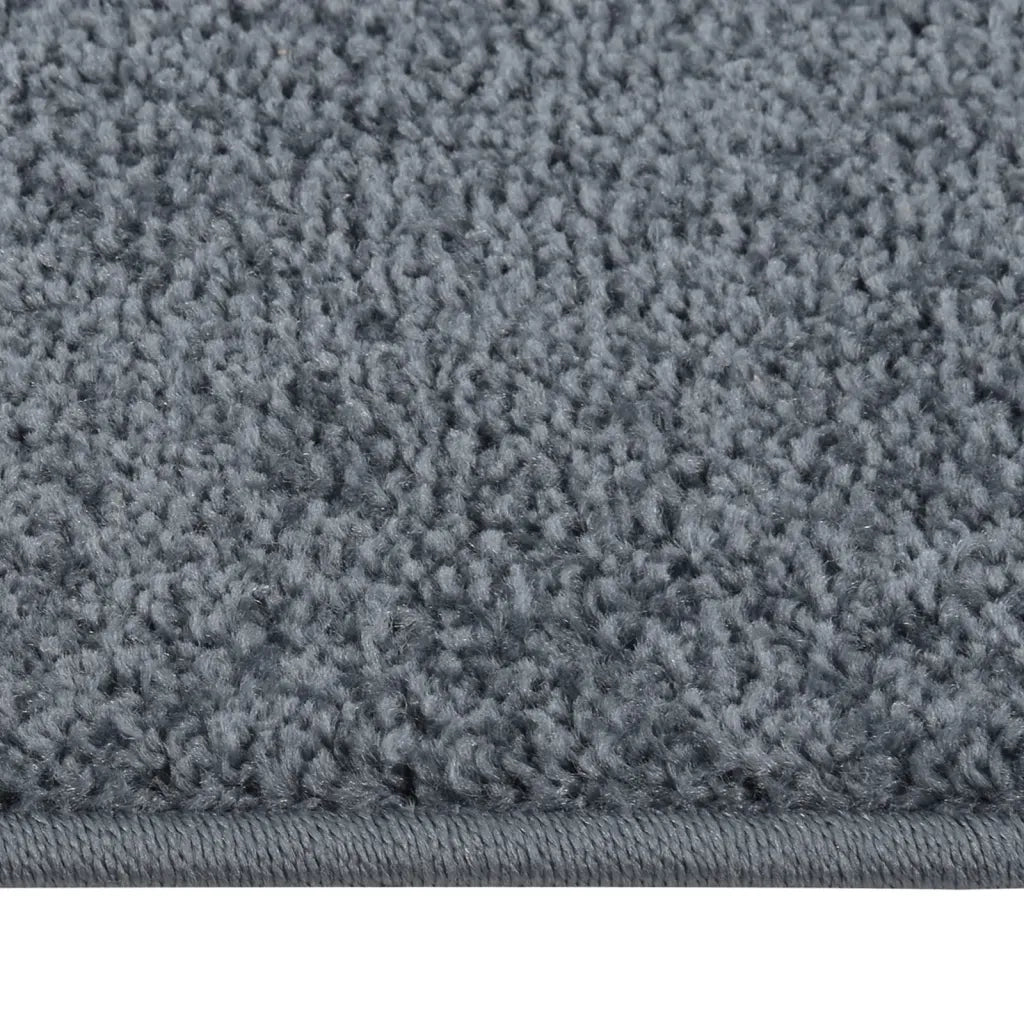 Tappeto a Pelo Corto 160x230 cm Antracite 340309