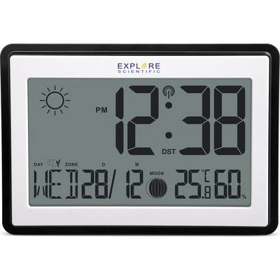 Orologio radiocontrollato explore scientific rdc8002 da parete o tavolo
