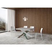 Tavolo allungabile 140/400x90 cm Volantis Premium telaio Multicolore 4/A - Cashmere