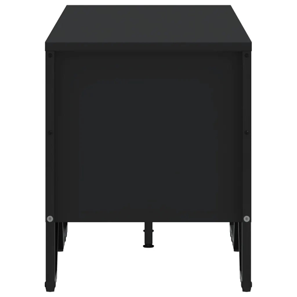vidaXL Mobile Porta TV Nero 122x34x41 cm in Legno Multistrato