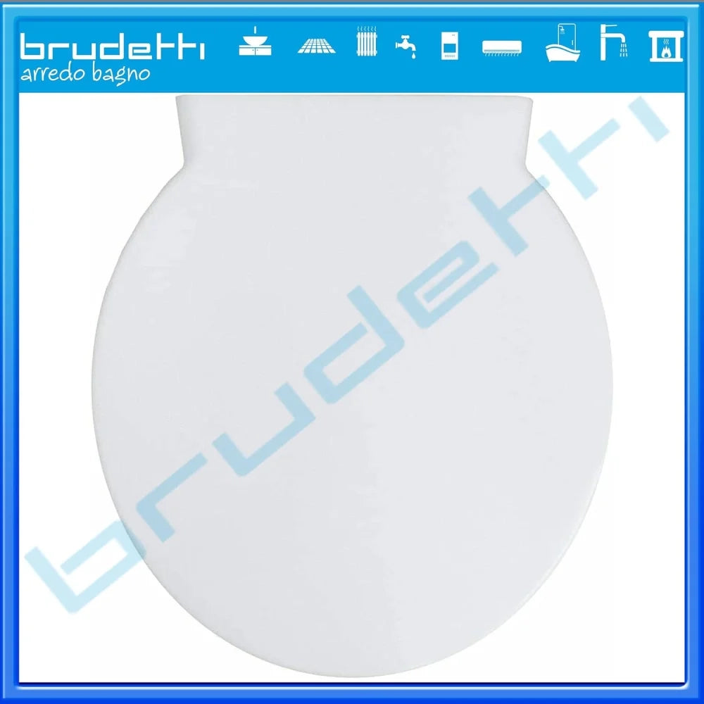 Sedile wc dolomite zelig originale 40cm copriwater termoindurent