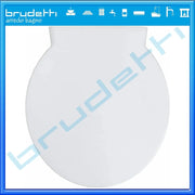 Sedile wc dolomite zelig originale 40cm copriwater termoindurent