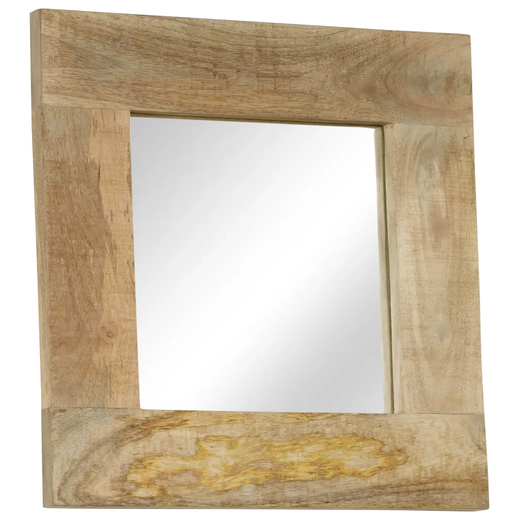 Specchio in Legno Massello di Mango 50x50 cm 246301