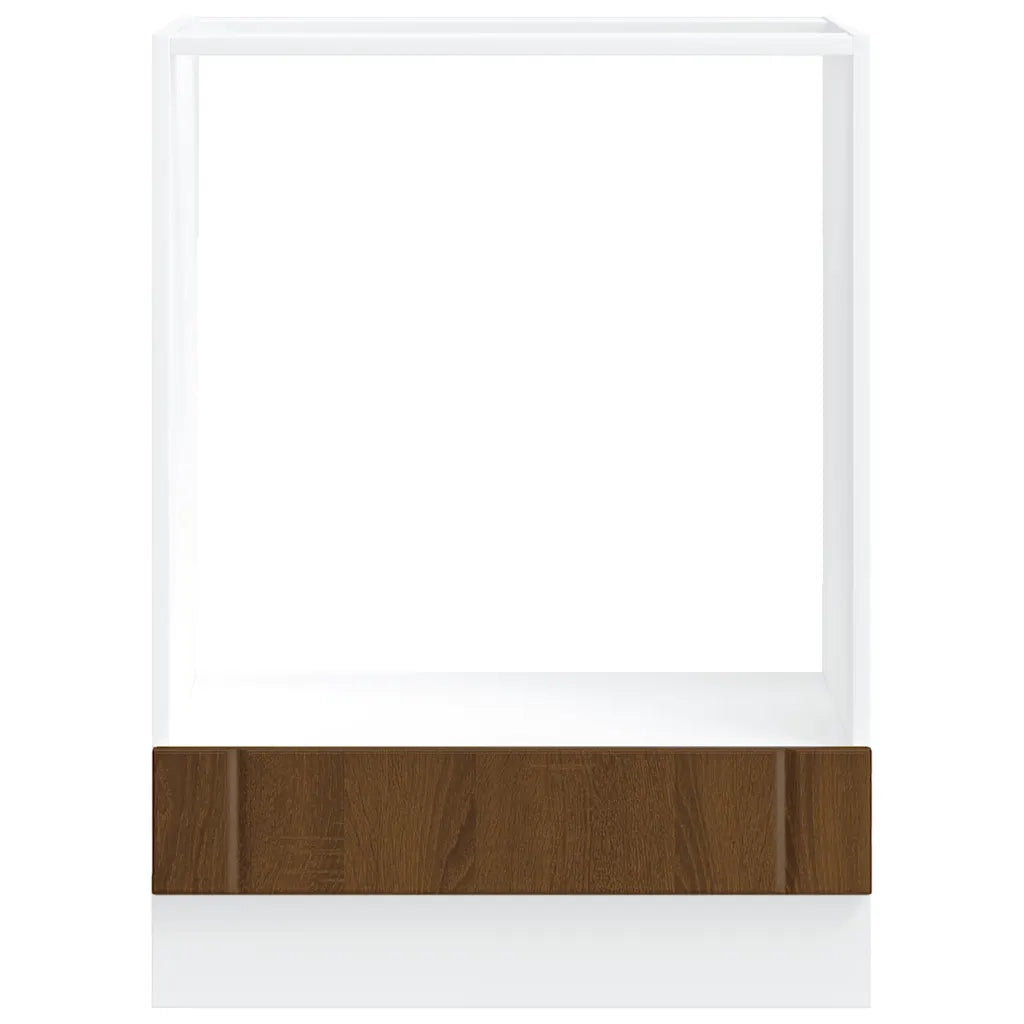 Armadio Forno Lucca Rovere Marrone in Legno Multistrato 853764