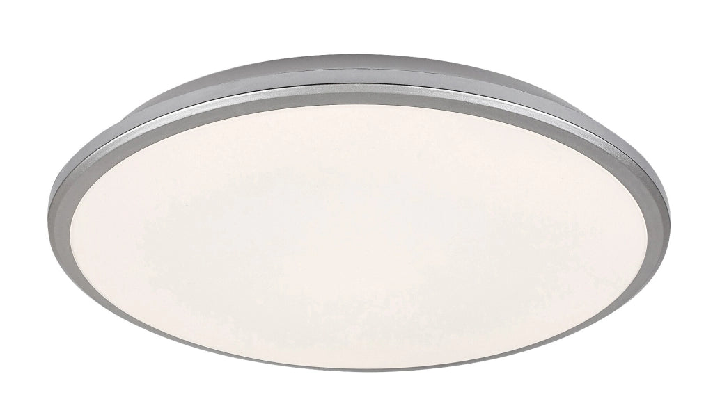 Plafoniera LED tonda 48cm 45W argento Rabalux Engon