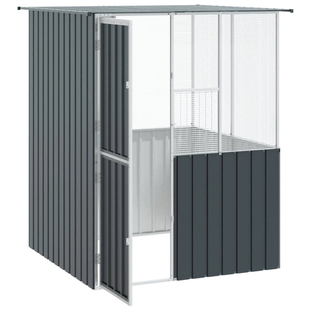 Gabbia per uccelli Antracite 165 x 165 x 200 cm Acciaio zincato 3325168