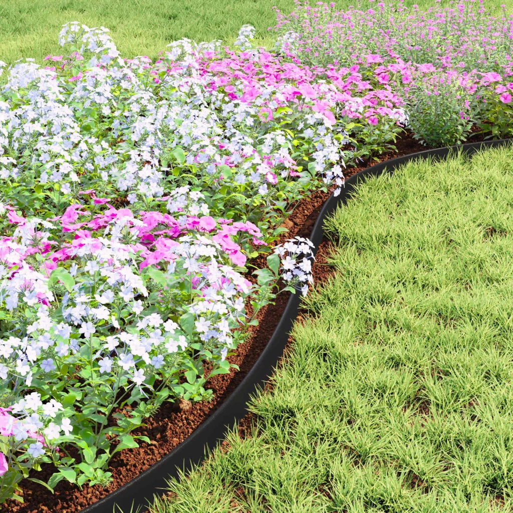 Bordure per prato Nero 3000 x 4 x 5 cm Plastica CFW6623974